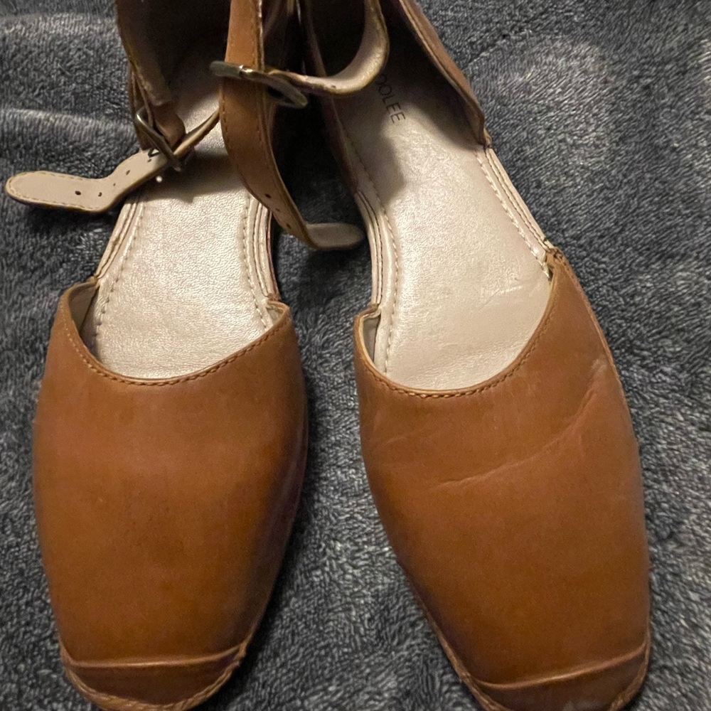 Roolee brown ankle strap shoes - Picture 2 of 7